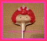 301sp Raspberry Turnover Face Chocolate or Hard Candy Lollipop Mold